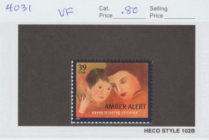 Scott# 4031 2006 39c Amber Alert Issue VF MNH