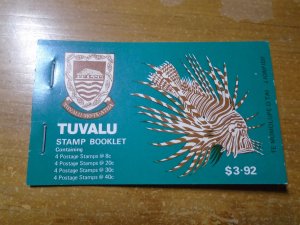 Tuvalu  # 101/104/106/108 x 4    complete  booklet