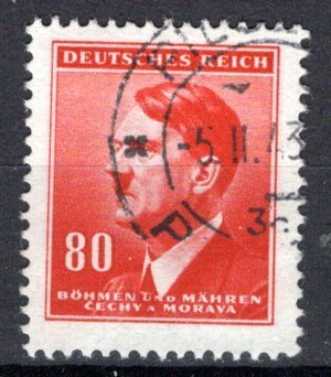 Bohemia and Moravia Scott # 67, used