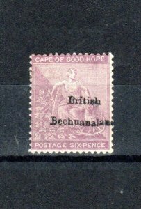 Bechuanaland Protectorate 1885-87 6d CGH opt MLH