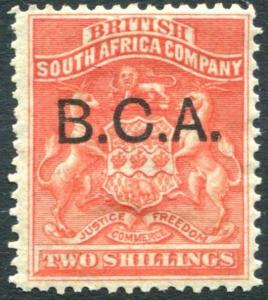 BRITISH CENTRAL AFRICA-1891-95 2/- Vermilion Sg 8 AVERAGE MOUNTED MINT V23422