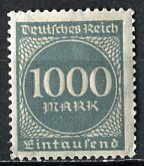 Germany; 1923: Sc. # 234:  MNH Single Stamp