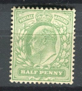 BRITAIN; Early 1900s Ed VII issue Mint hinged 1/2d. value