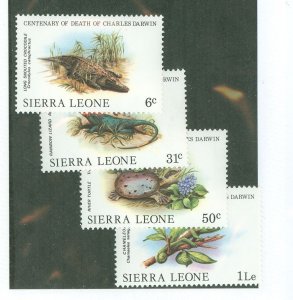 Sierra Leone #571-4 Mint (NH) Single (Complete Set)