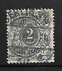 German Empire (1880-83) -  Scott #45 - F - Used