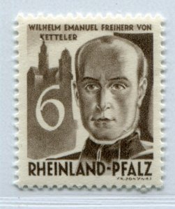 GERMANY FRENCH OCCUPATION RHINE PALATINATE 1948-1949 KEY VALUE 6N33 PERFECT MNH