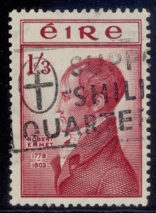 IRELAND QEII SG157, 1s 3d carmine, FINE USED. Cat £10.