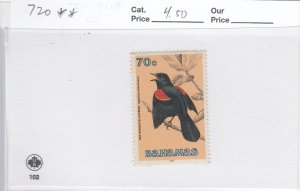 Bahamas 720 Blackbird mnh