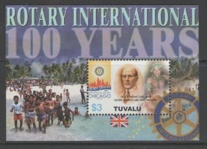 TUVALU SGMS1179 2005 CENTENARY OF ROTARY INTERNATIONAL MNH 