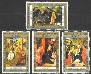 Benin Sc# C259-C262 MNH 1976 Christmas