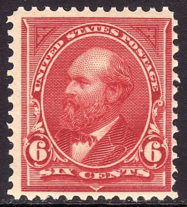 1895 U.S James Garfield 6¢ issue MNH Sc# 271 CV $325.00