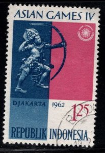 Indonesia Scott 561  Used Asian Games Logo stamp