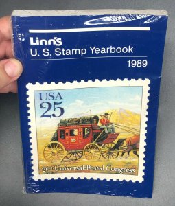 ZAYIX - Linn's U.S. Stamp Yearbook 1989 - Stagecoach - New in Shrink Wrap 9780940403239