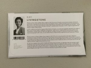 Canada scott 3085 KAY LIVINGSTONE FDC 2018