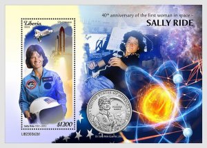 LIBERIA 2023 MNH First woman in space - Sally Ride #362b1