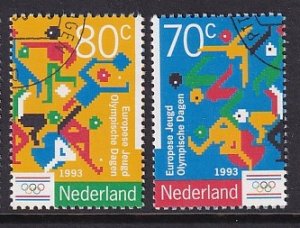 Netherlands   #836-837  cancelled  1993  European Olympic youth games