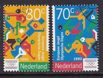 Netherlands   #836-837  cancelled  1993  European Olympic youth games