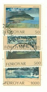 FAROE ISLANDS 212-5 USED CV $5.85 BIN $2.80