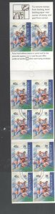 Centenary AFL 3 Stamp Booklets North Melbourne Kangaroo CTO