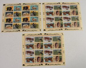 3 UN 2001  Endangered Species Sheets – All MNH