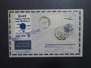 Poland 1958 Balloon Syrena Mail Cover - Z8822