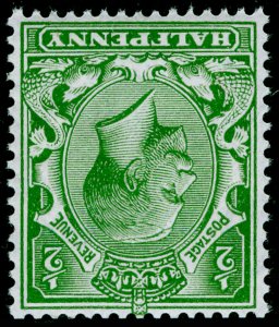 SG352Wi, ½d  bright green, NH MINT. WMK INV.