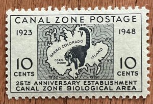 Canal Zone #141 MNH Single Map & Coati-Mundi SCV $1.75 L48