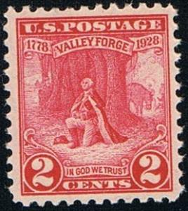 United States 645 Valley Forge MNH