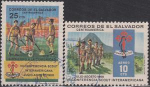 El Salvador #788 & C249 Used  