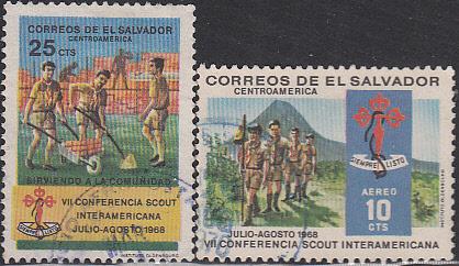 El Salvador #788 & C249 Used  