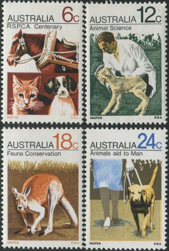 Australia 1971 SG490 Animals set MNH