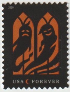 SC# 5421 - (55c) - Spooky Silhouettes - Two Ghosts - MNH