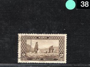 France Colonies MOROCCO Stamp SG.90 2f KEY High Value (1917) Superb Used LIME38