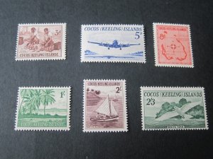 Cocos Island 1963 Sc 1-6 set MH