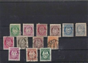 NORWAY MOUNTED MINT OR USED STAMPS ON  STOCK CARD  REF R857