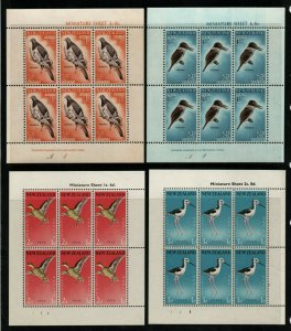 New Zealand - SG# MS 777b, MS804b, MS807a (6) S/S MNH / Birds   -   Lot 0122152