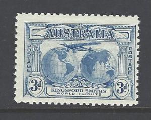 Australia Sc # 112 mint never hinged (BC)