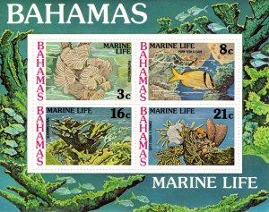 Bahamas 1977 Marine Life, Miniature Sheet [Mint]