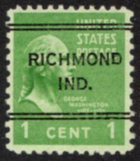US Stamp #804x243 - George Washington - Presidential Issue 1938 Precancel