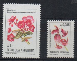 ARGENTINA - 1985 - FLOWERS -