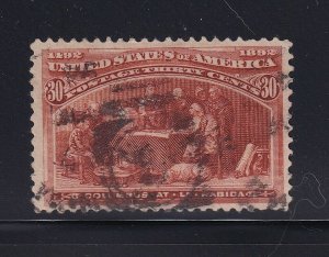 239 VF-XF used neat cancel with nice color cv $ 90 ! see pic !