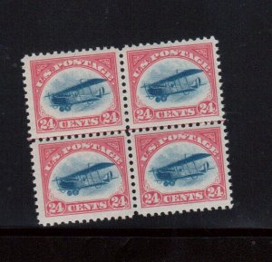 USA #C3 Very Fine Never Hinged Block With Horizontal Guideline - Perfect Gum