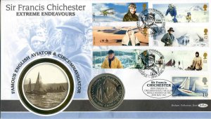 2003 Extreme Endeavours Cover with Isle of Man 1 Crown Coin 