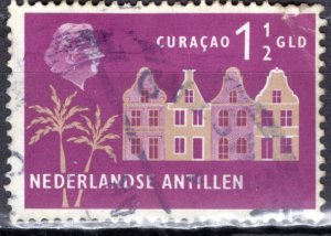 Netherlands Antilles 1958: Sc. # 255; Used Single Stamp