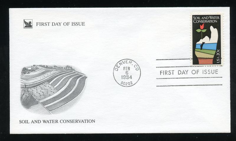 US 2074 Soil & Water Conversation UA Readers Digest FDC