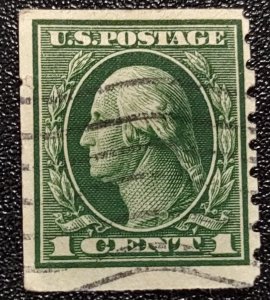 Scott Stamp# 412 - 1912 1 Cent Washington Stamp. Free USPS Shipping. SCV $40.00