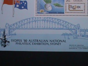 ​SAMOA1980-SC#538-SYDPEX'80 AUSTRALIAN STAMP SHOW-SYDNEY MNH S/S VF