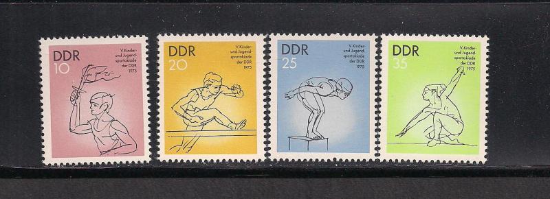 GERMANY - DDR SC# 1665-8 F-VF MNH 1975