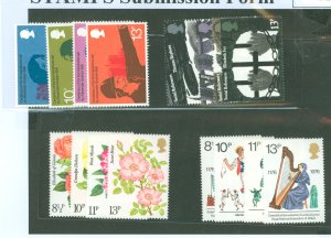 Great Britain #77-80/781-4/786-9/ Mint (NH)