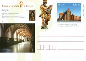 Poland 2008 Postal Stationary Postcard Stamp MNH Cistersians Monastery